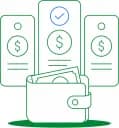 Budget-based options illustration