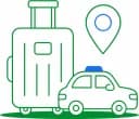 Stay & local transport illustration