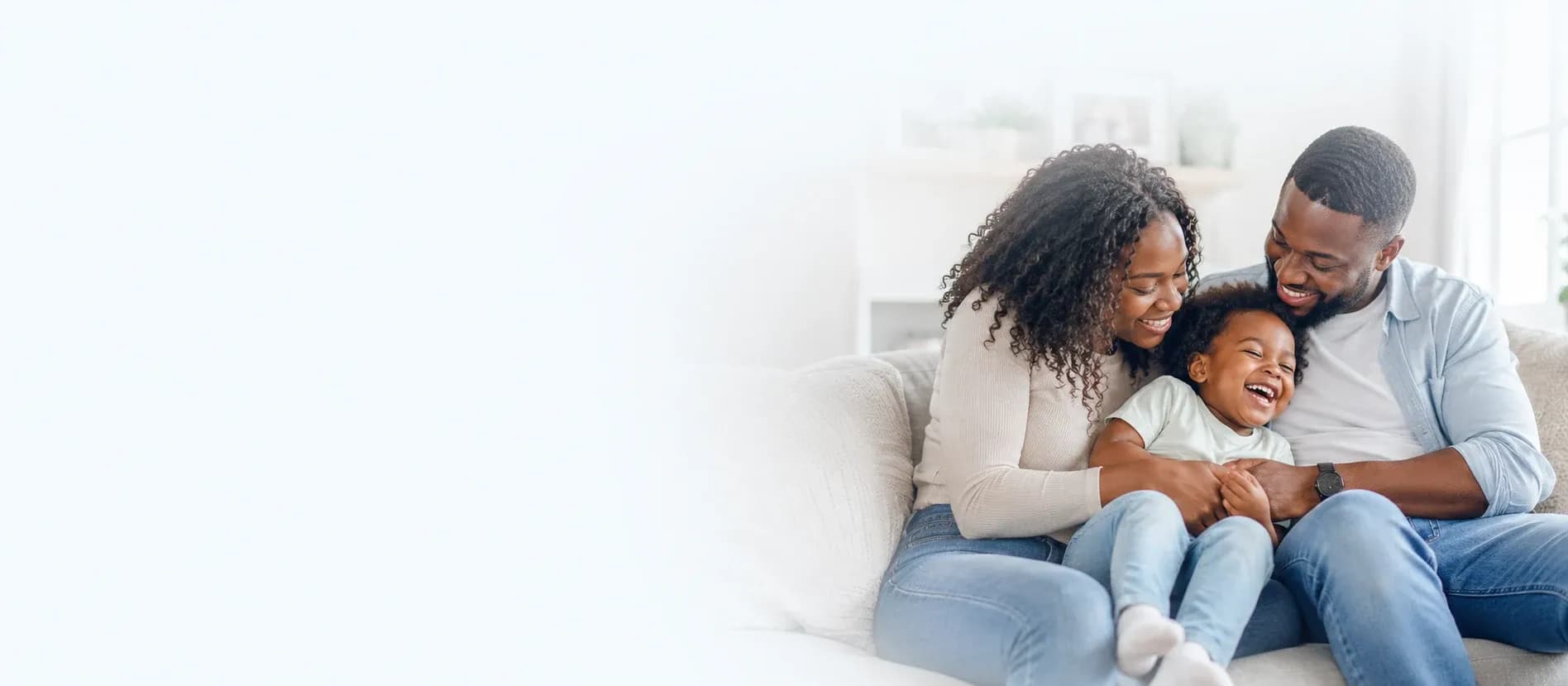 Family receiving international healthcare guidance
