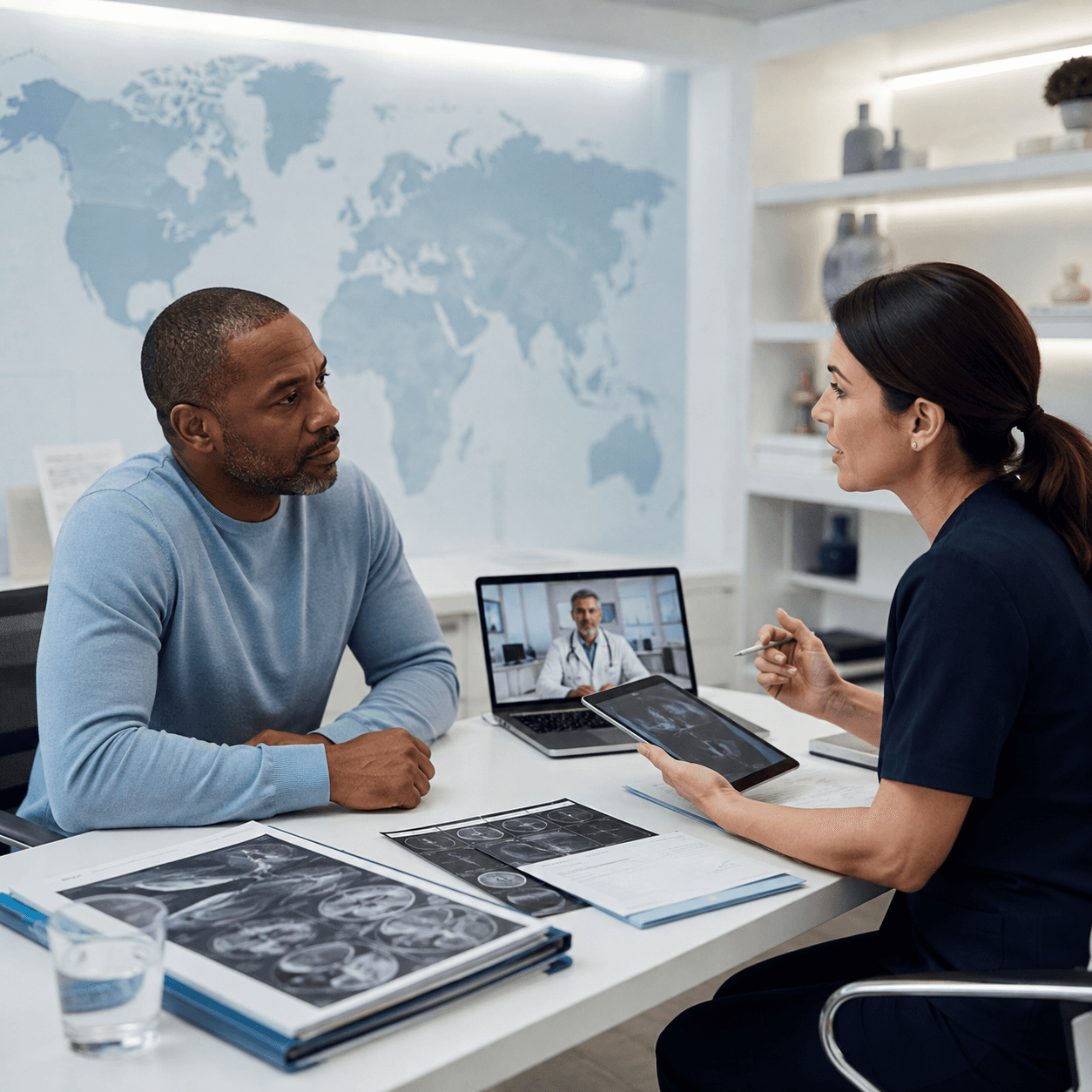 Medical opinion and specialist coordination
